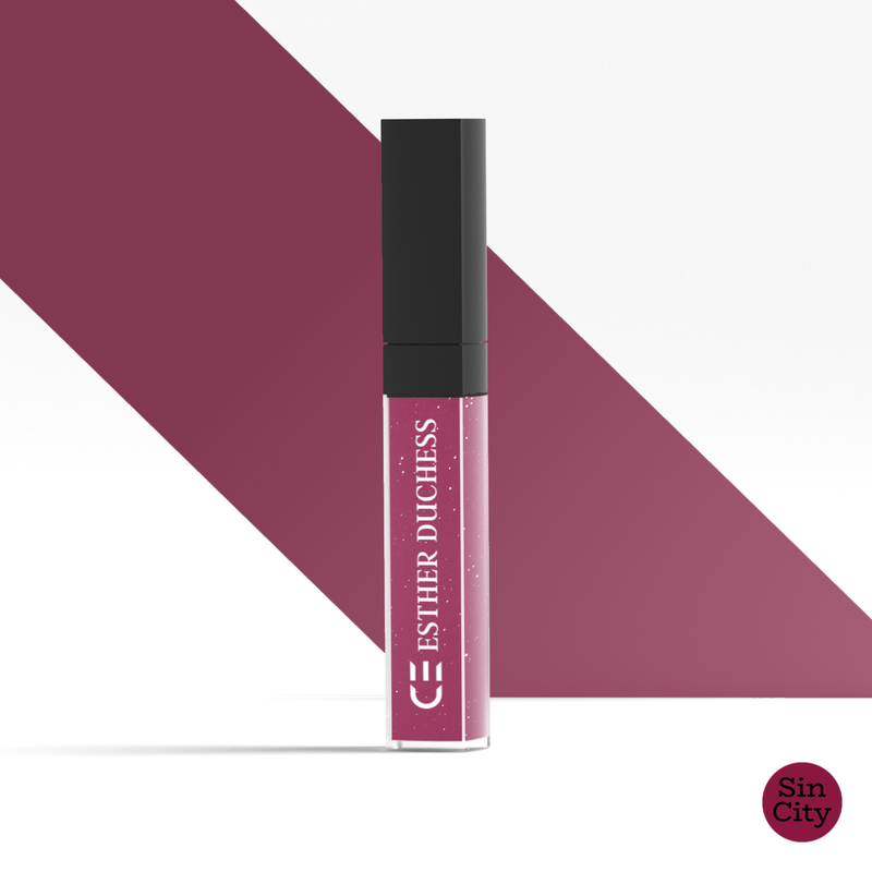 Liquid Lipstick Violet Mat Vegan - Esther Duchess