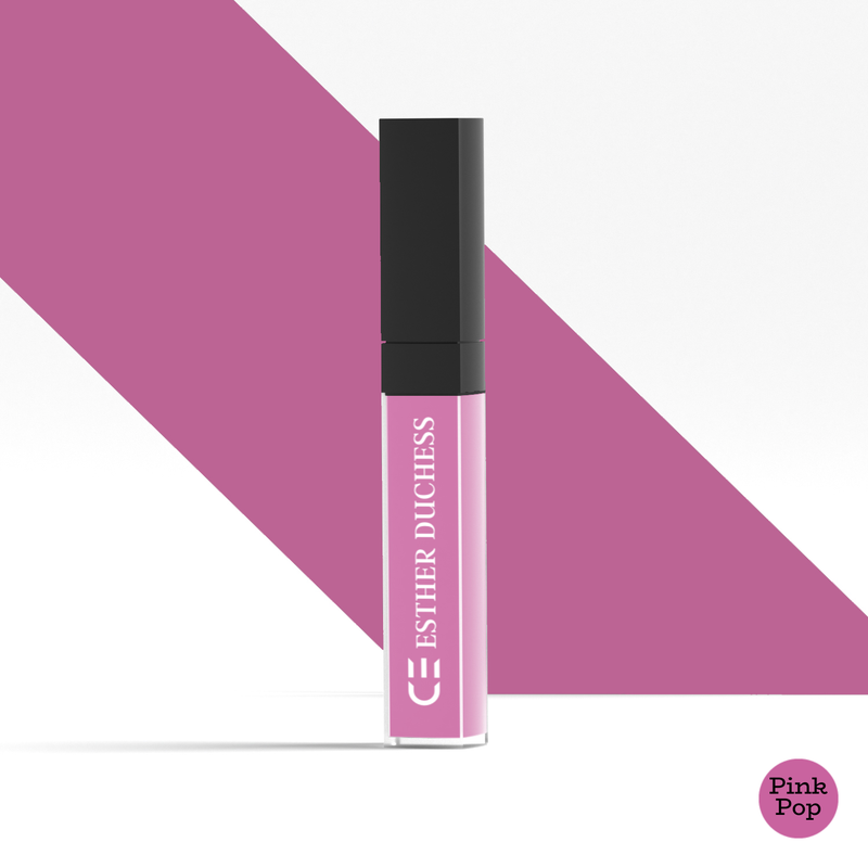 Liquid Lipstick Pink Mat Vegan - Esther Duchess